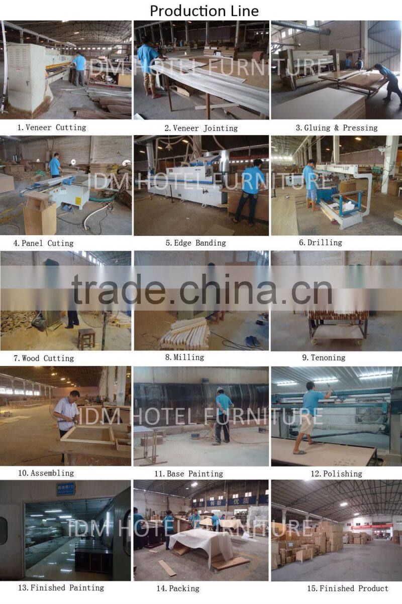 Modern used hotel sofa with coffee table IDM-S073