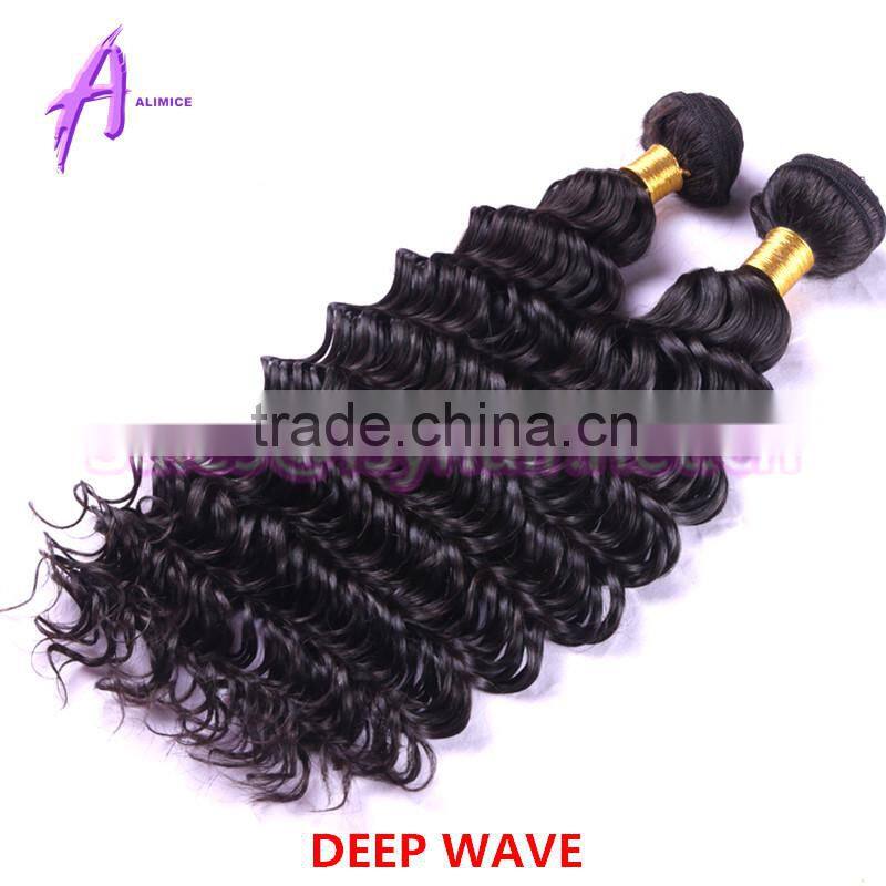 Factory Directly Selling 100% Peruvian Remy Hair Peruvian Deep Wave