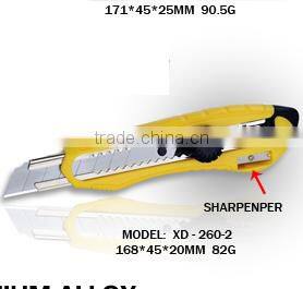 tool cutter 18mm Snap Off Blade Aluminium Alloy screw lock Utility Cutter Knife