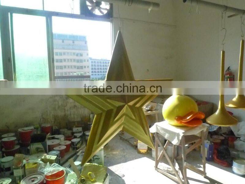 2015 Christmas decorative star / hanging decoration star/ treetop star decoration