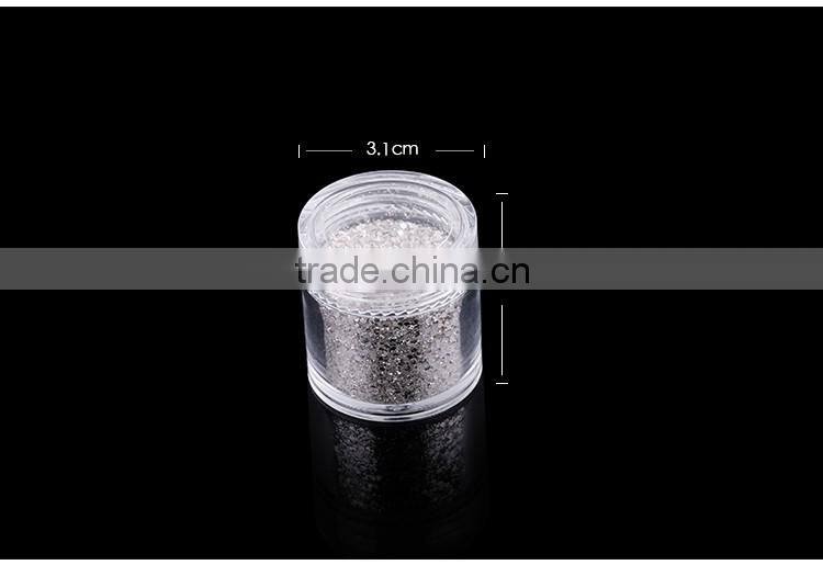 2016 Elegant sliver glitter powder Nail Art Decoration Wholesale glitter powder for crafts