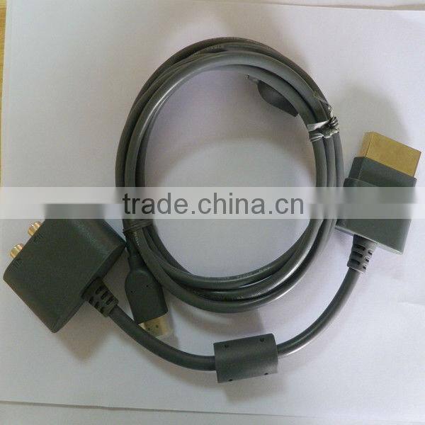 New optical RCA cable for xbox360 AV cable adapter for xbox360 acessories