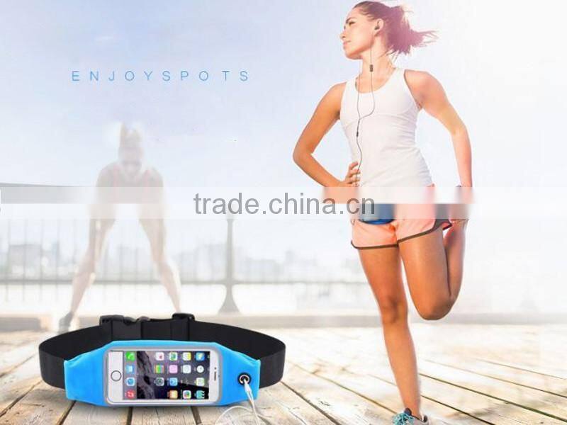 Multifunctional waterproof waist belt bag capable of touch screen belt bag