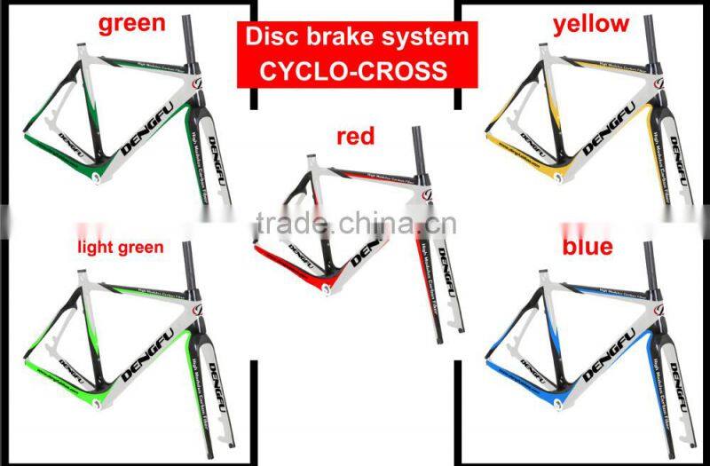 Dengfu cyclocross carbon frame oem high quality cyclo cross frame FM059