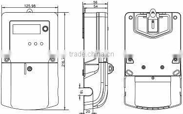 Single Phase Anti-tampering Electronic Energy Meter