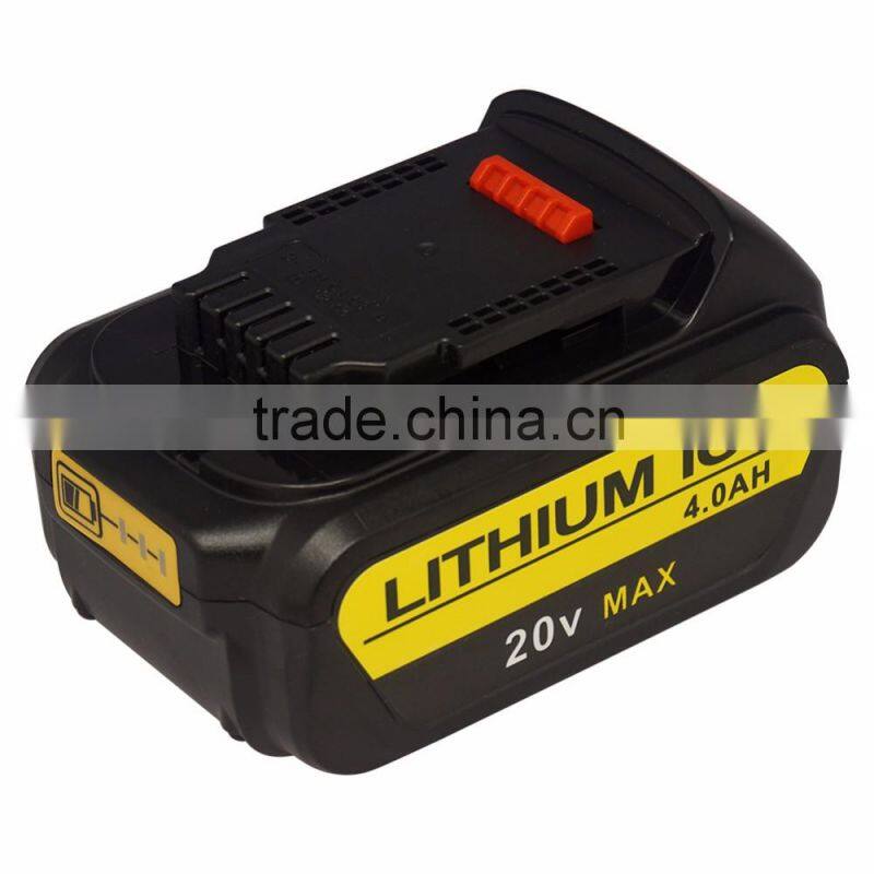 For DeWalt 20V MAX DCB204 Premium XR Lithium Ion Battery Pack 4.0 Ah Li-Ion