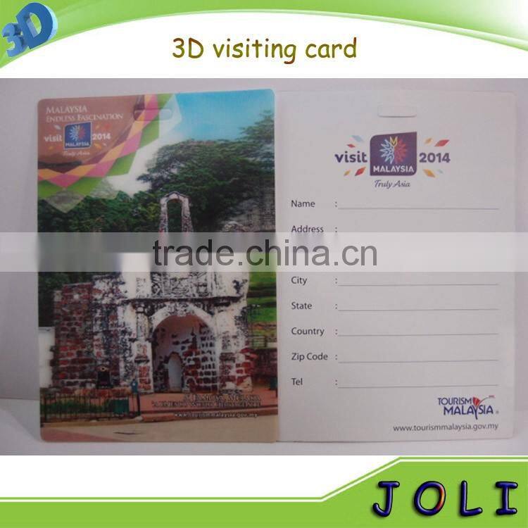 free sample china wholesale fashion plastic	3d lenticular sheet formal invitation card
