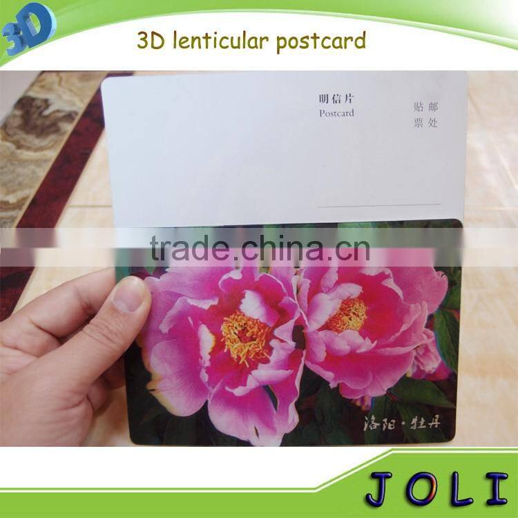 Plastic Lenticular 3D Postcard printing