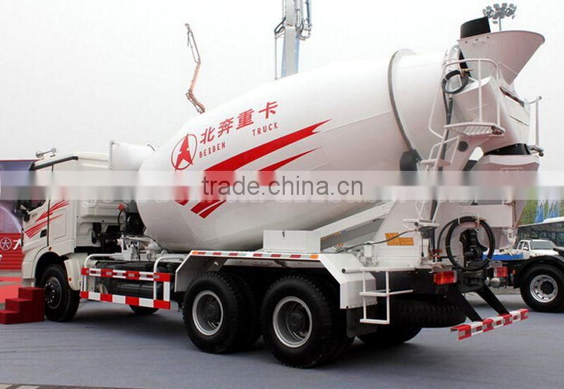North Benz 6X4 12CBM Concrete stir pump truck