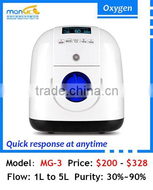 2L 3L 4L 6L 9L/Min 30%-95% Concentration Electric Portable Continuous Flow Oxygen Generator For Sale Direct Factory