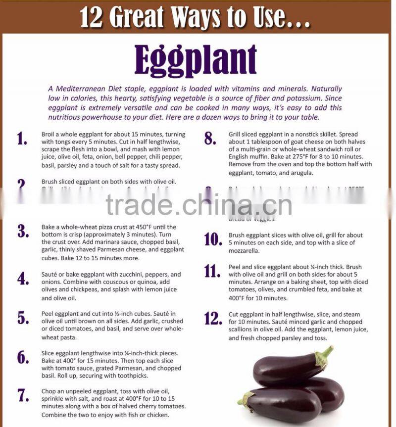 Viet NamOriginal Frozen Eggplant good quality