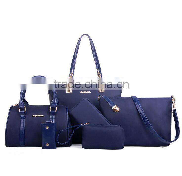 2015 New Style 6pcs Tote Womens Handbag Leather Bag