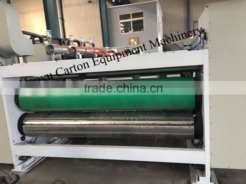High speed automatic carton box flexo printer slotter die cutter machine