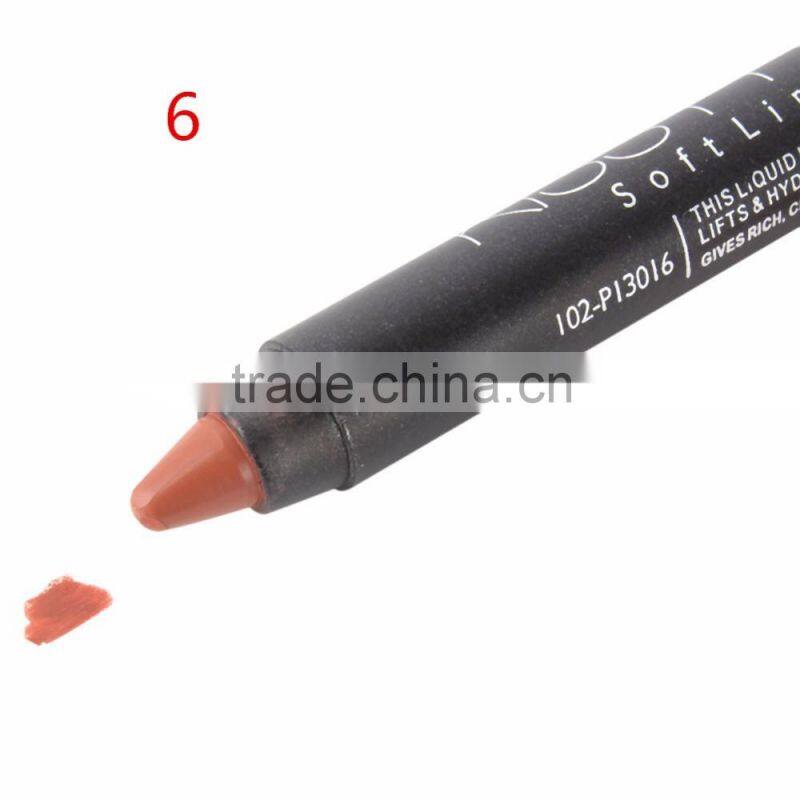 Menow kiss proof 19colors matte waterproof matte lipstick matte lipliner