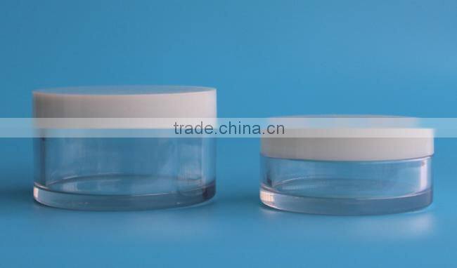 60ml/2 oz Transparent clear plastic pet Cream jar container
