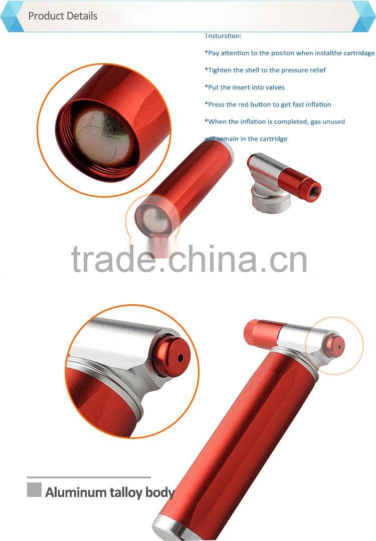 Bike Accessory 16g CO2 Cartridge And CNCTube For Bike Tire And Car Tyre