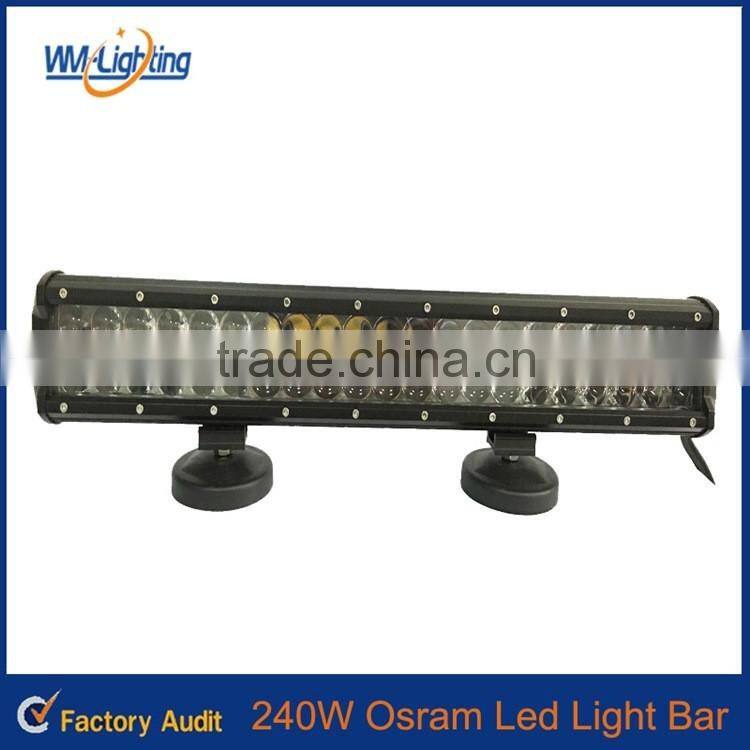 high lumens led offroad light bar 4x4 led light bar 240W
