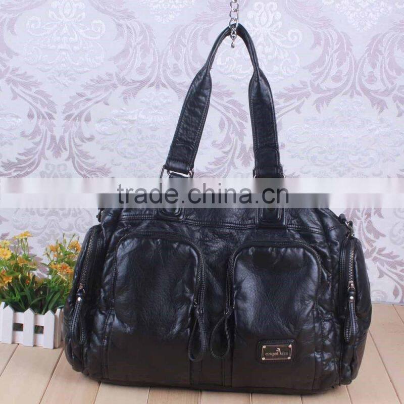 2014 Hot sales Guaactory wholesale price Angel kiss Black business handbag