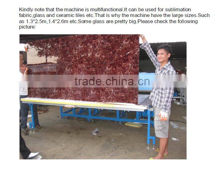 Hot sale heat press machine large format sublimation equipment