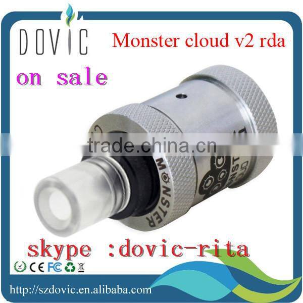 Paypal acceptable !!! high quality e cig atomizer rba monster atomizer wholesale