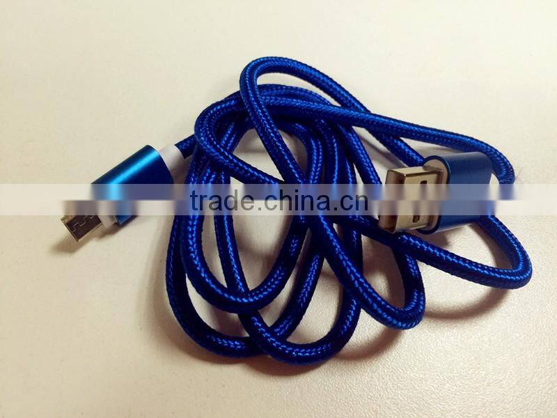New Design micro USB Data Charging Cable For Android USB Cord Braided nylon data cable