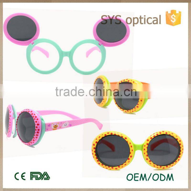 2016 Vintage round baby sunglasses kids uv400 sunglasses