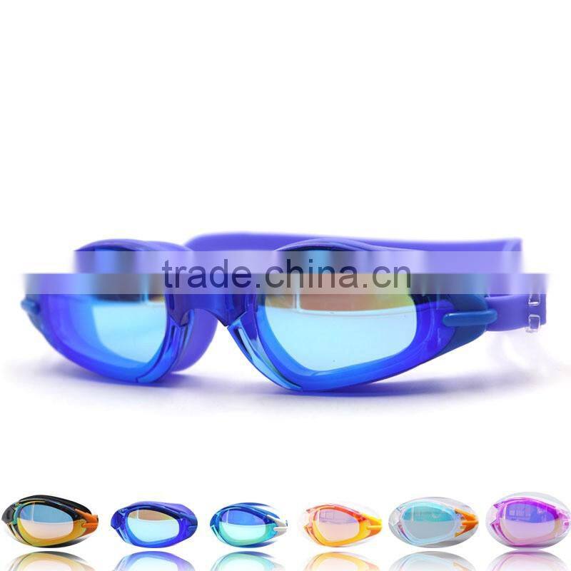 High grade silicone cartoon child swimming goggles for kids