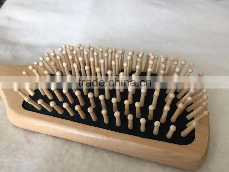 Hair massage brush/professional wood hair brush