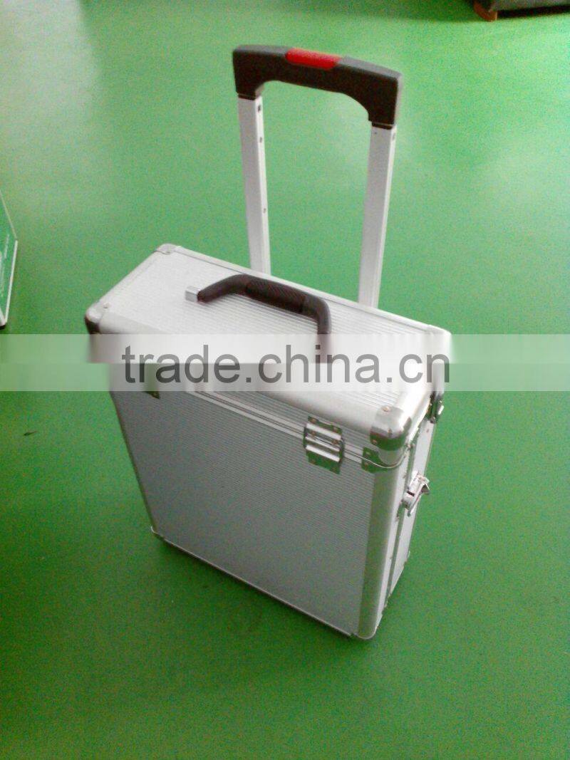 Aluminum trolly case with high quality