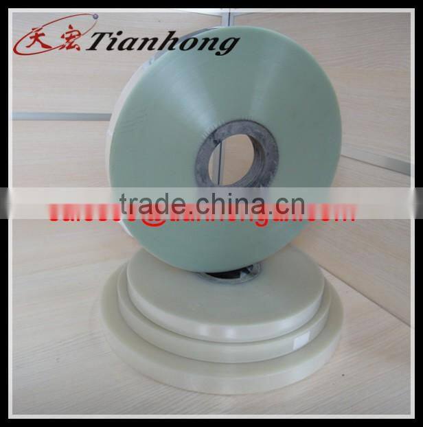discount light green color polester PET mylar tube tape used for stretch film aluminium foil price wrapping PET melinex coil