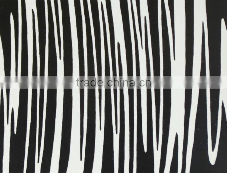 2014 stylish black and white striped carpet for living room