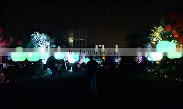 electric run show inflatable standing balloon,led inflatable helium balloon with standing