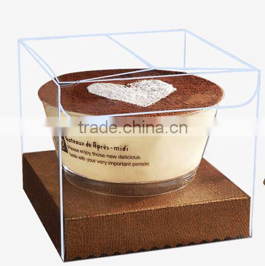 clear cupcake box ,single cupcake box ,3.5inch clear box ,3.5inch pvc box ,pet cupcake box
