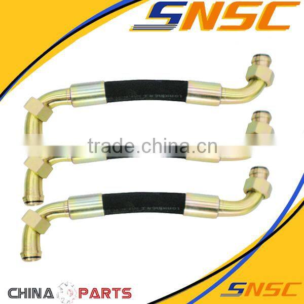 China wholesale custom LONGKING loader transmission parts 90H-180-90H-25-28-2S-370 rubber hose rubber pipe