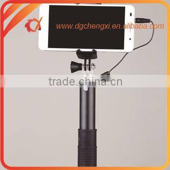 Hot bluetooth selfie handheld stick wired monopod cellphone