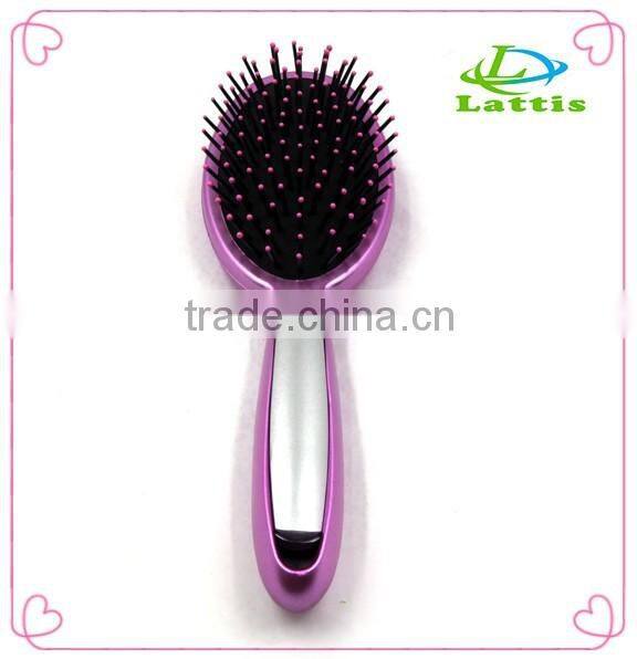 Low price high quality nylon plastic big hair brush spotted Hair Brush