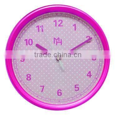 plastic Wall clock-& quartz wall clock& promotinal wall clock& fashional wall clock