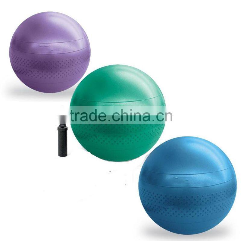 various size of ecofriendly PVC home gym ball,fitness ball,pilates ballon,yoga balls