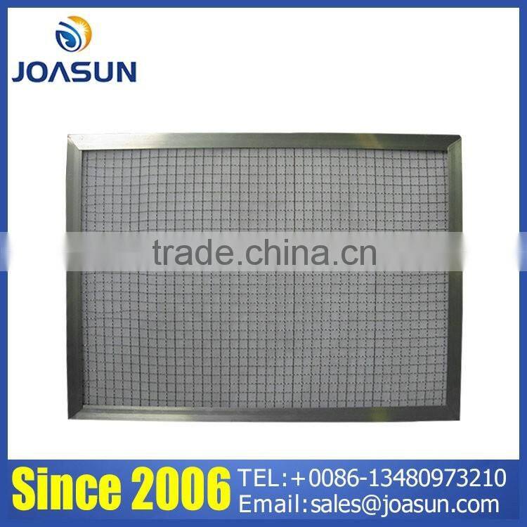 Hot Sale Panel Air Filter With Aluminum Frame For Air Cleaning