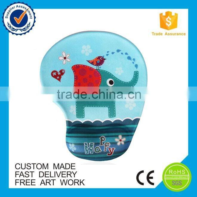 Customized free sample cheep logo wrist gel mouse pad sexy