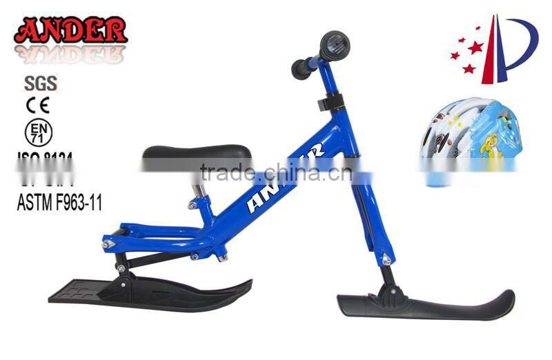 Hot sale winter outdoor Children ski bicycle with knee caps