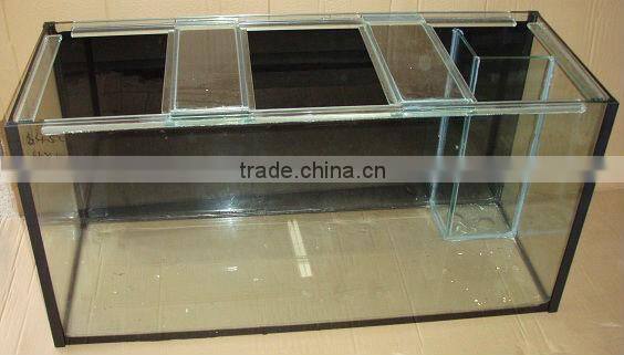 Panoramic wall aquarium glass material fish tank decoration wall aquarium