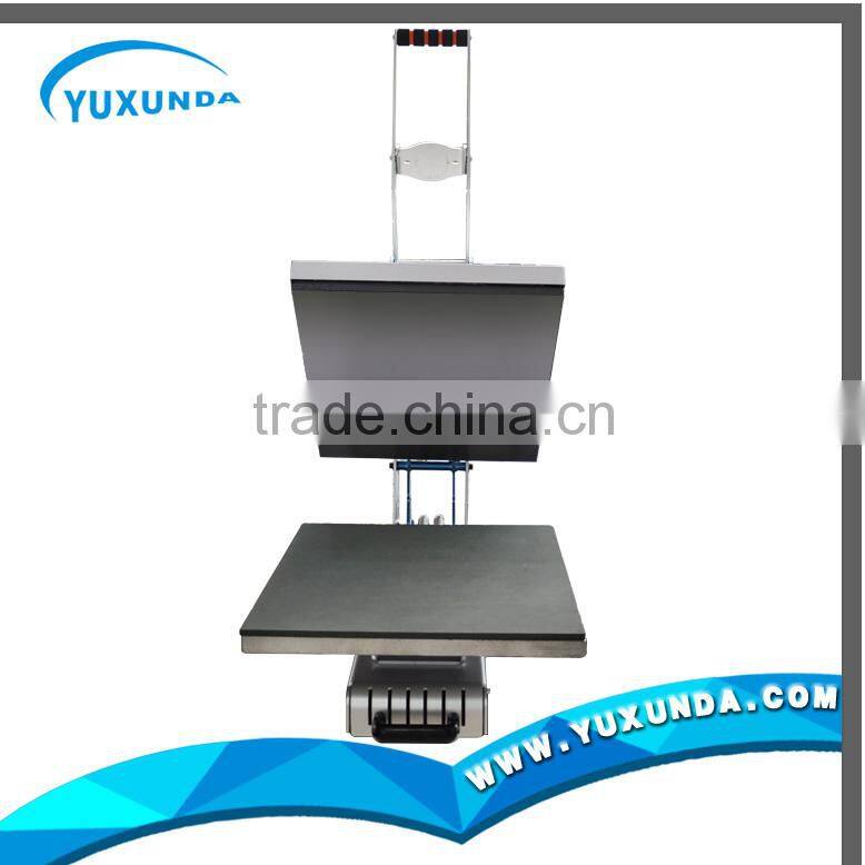 Yuxunda new design HBS405 40*40cm magnetic auto open high pressure heat press machine for t shirt printing machine