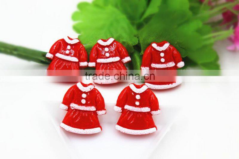 New arrival resin Christmas pine boughs resin hair bow resin cabochons flatback resin DIY resin for kids hair phone accessaries