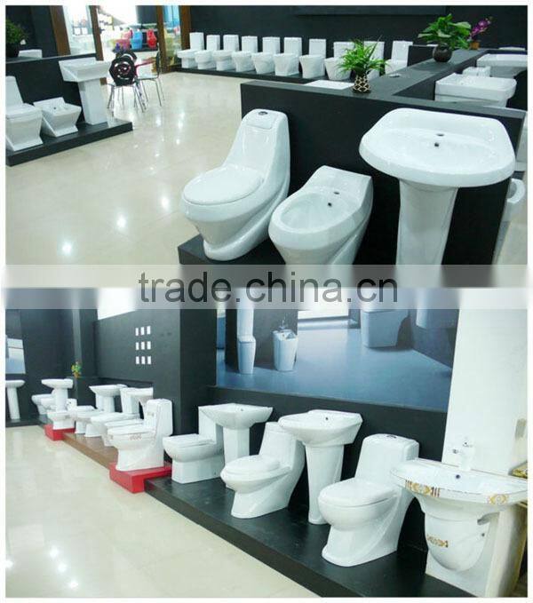 Chinese Public Porcelain Toilet without Cistern