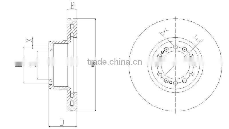 VOLVO BRAKE DISC 1205782-4
