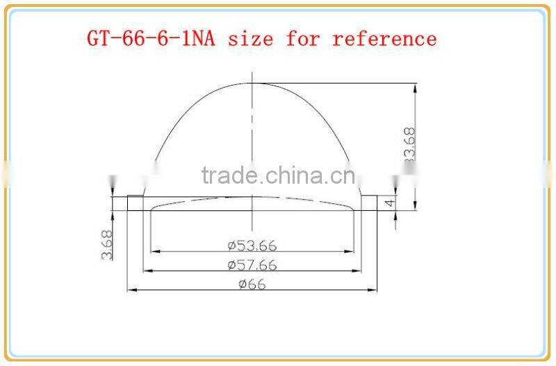 60 degree high bay lens ,high bay lighting lens /high power led lens