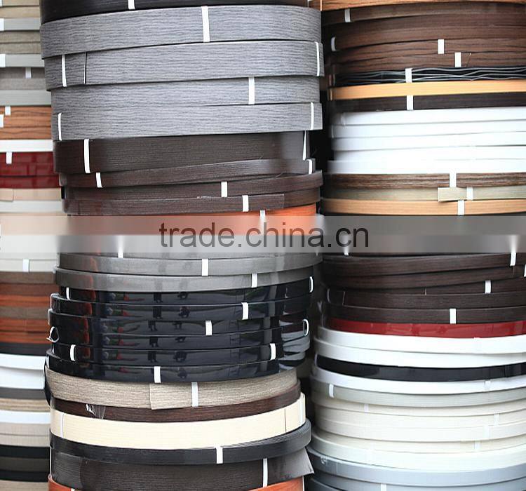 high grade home furniture flexible plywood pvc edge banding trim