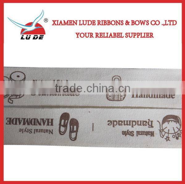 custom design cotton petersham ribbon for wholesale