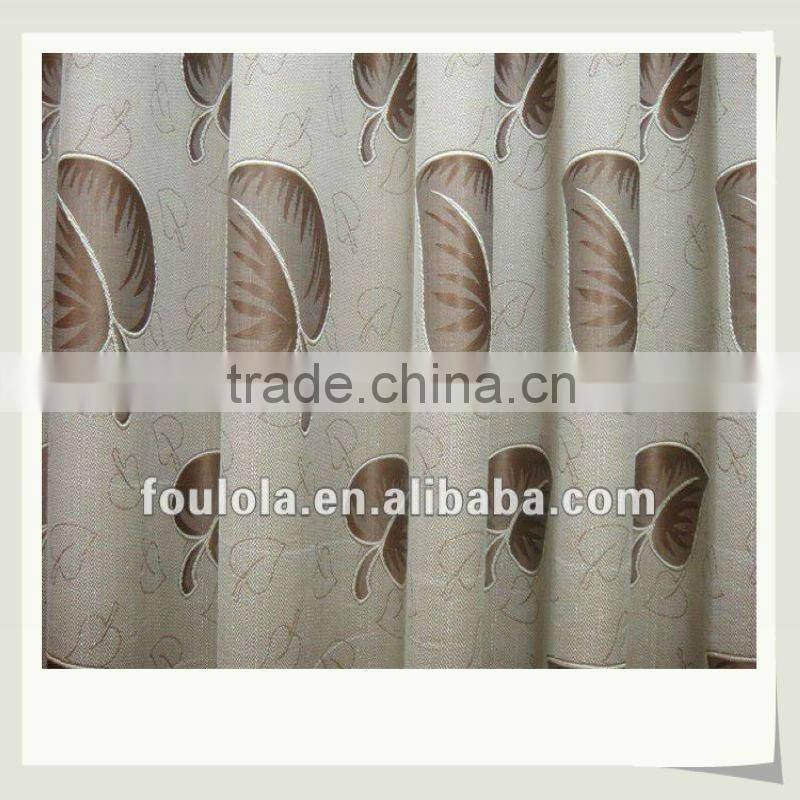 Simple Design European Style Polyester 2.8m Width 170g/m2 Bedroom Curtain Fabric Material